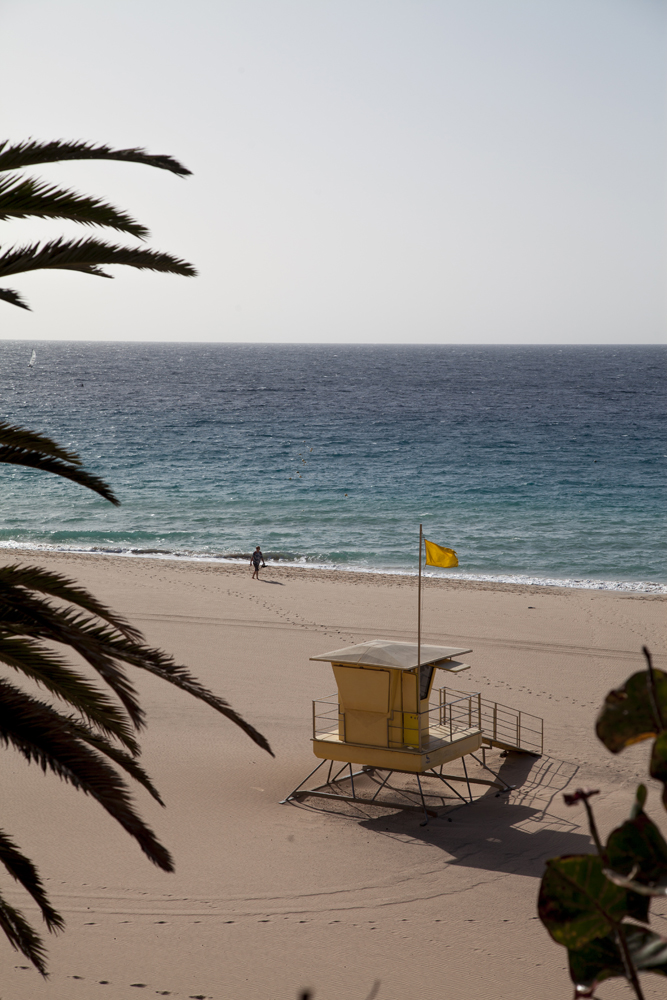 Playa de Jandia in Morro Jable. Fuerteventura, Canary Islands, Spain, December 2024